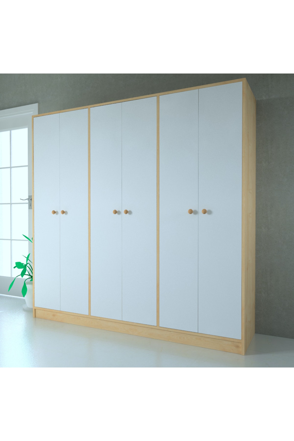 MOBİLİQUE 6 Kapaklı Side Gardırop