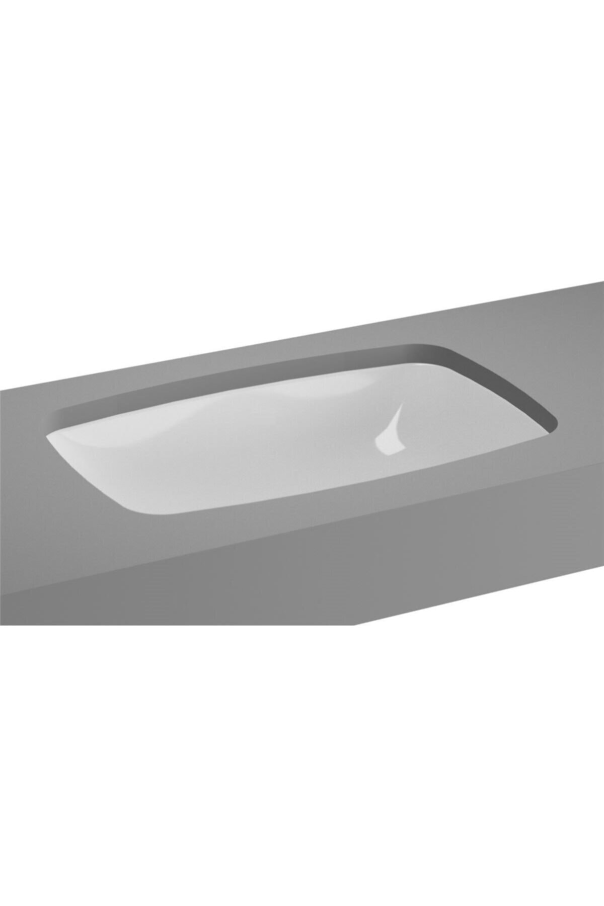 VitrA Metropole 5668b003-1083 Tezgah Altı Dikdörtgen Lavabo, 57 Cm, Beyaz