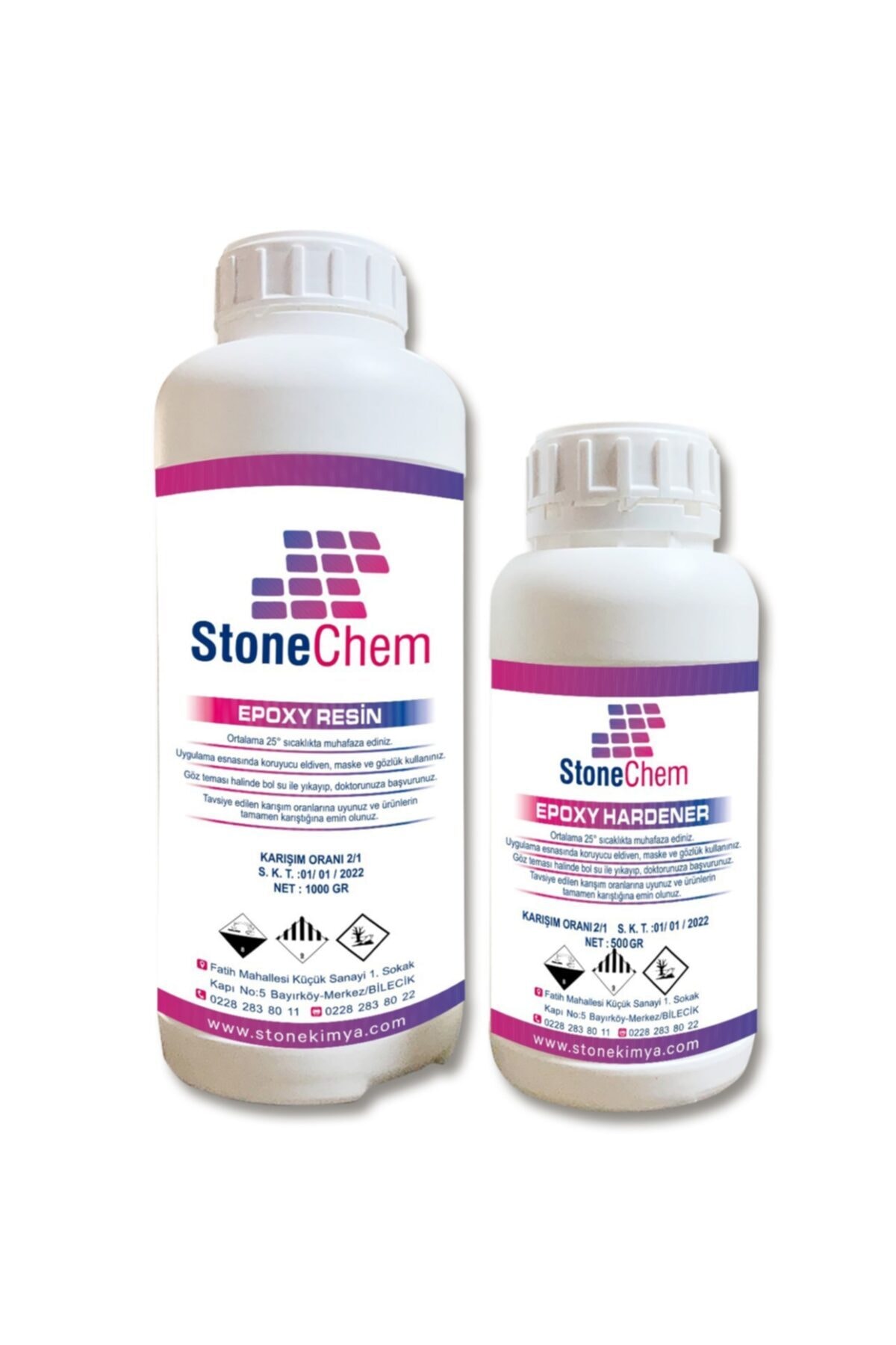 stonechem Hızlı Sonuç Süper Ultra Şeffaf Küçük Hacim Için Epoksi Reçine 1.5 Kg.