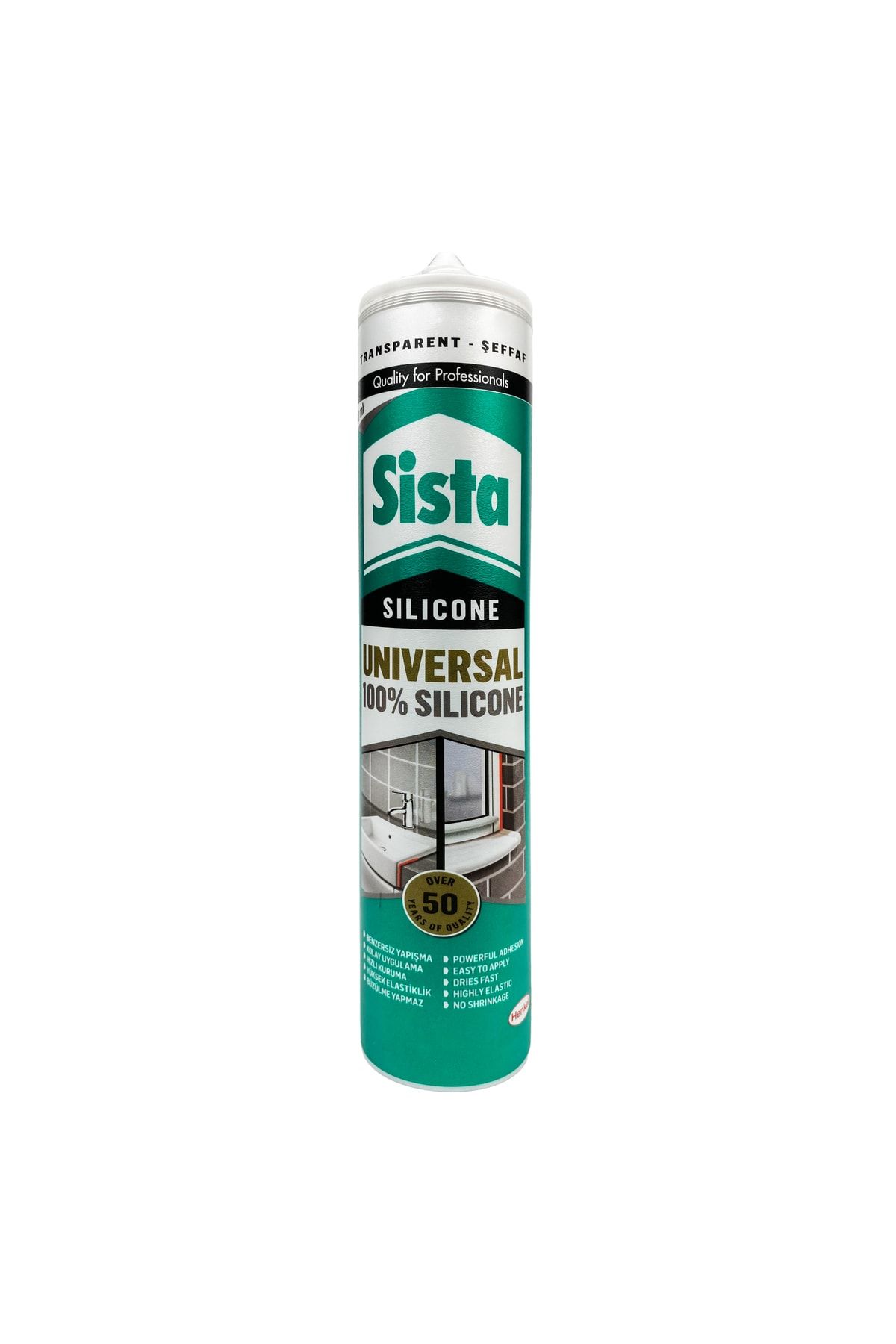 Sista %100 Universal Şeffaf Silikon
